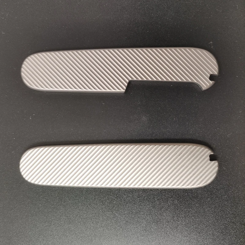 

1 Pair Twill Line Pattern Knife Titanium Grip Handle Scales Patches For 91MM Victorinox Swiss Army Knives Grip DIY Making Parts