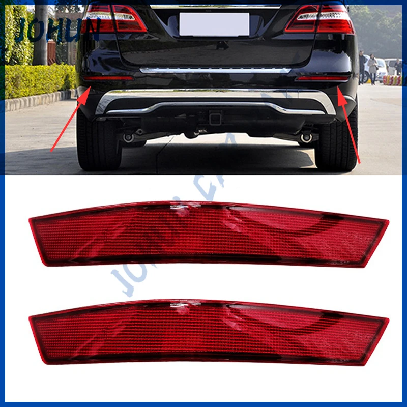 

1648200374 1648200674 Задний бамперный светоотражатель, стоп-сигнал, указатель поворота, противотуманная фара для Mercedes Benz ML Class W164 2009~2011