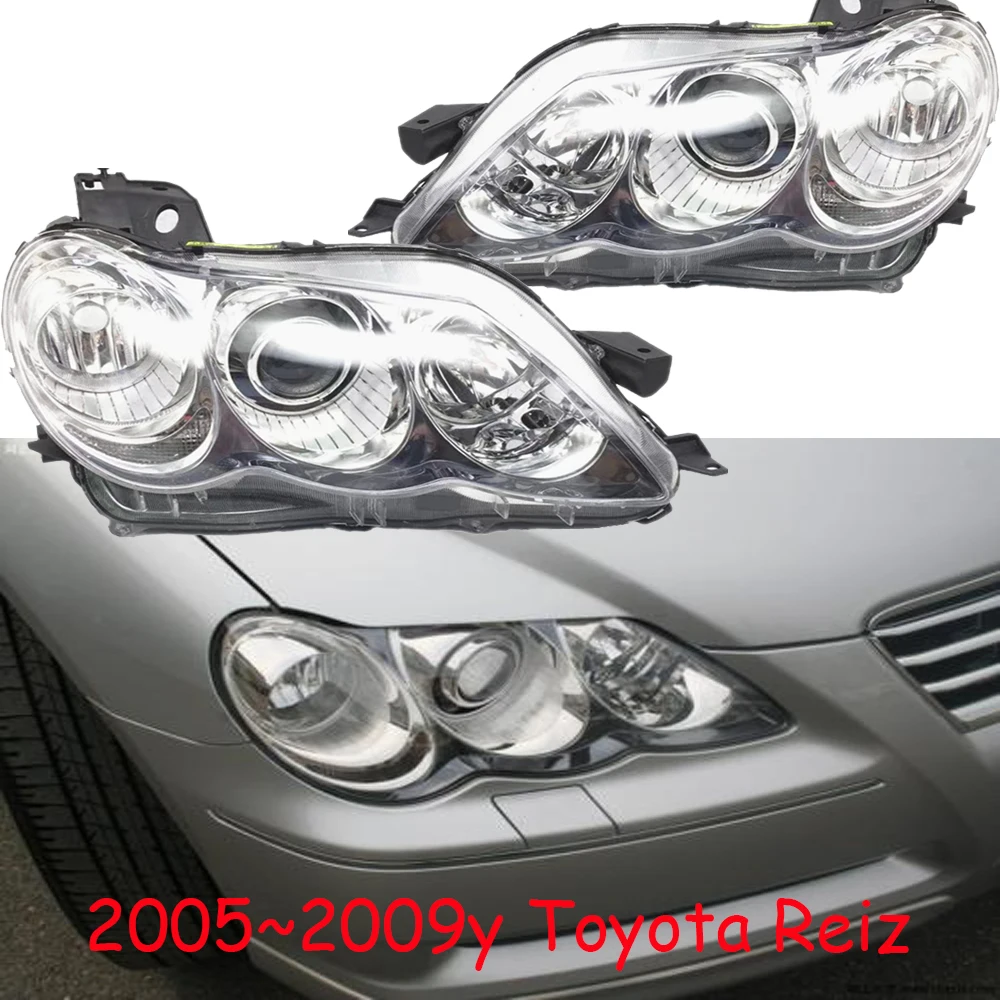 

1pcs car bumper Mark X headlamp for Toyota Reiz headlight 2005~2009y car accessories head lamp Reiz fog light