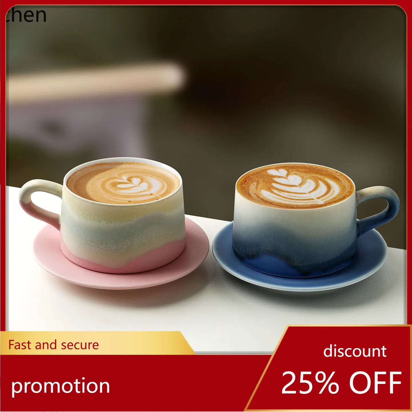 

YFY wedding gift couple cup ceramic coffee cup and saucer set for newlyweds engagement gift box