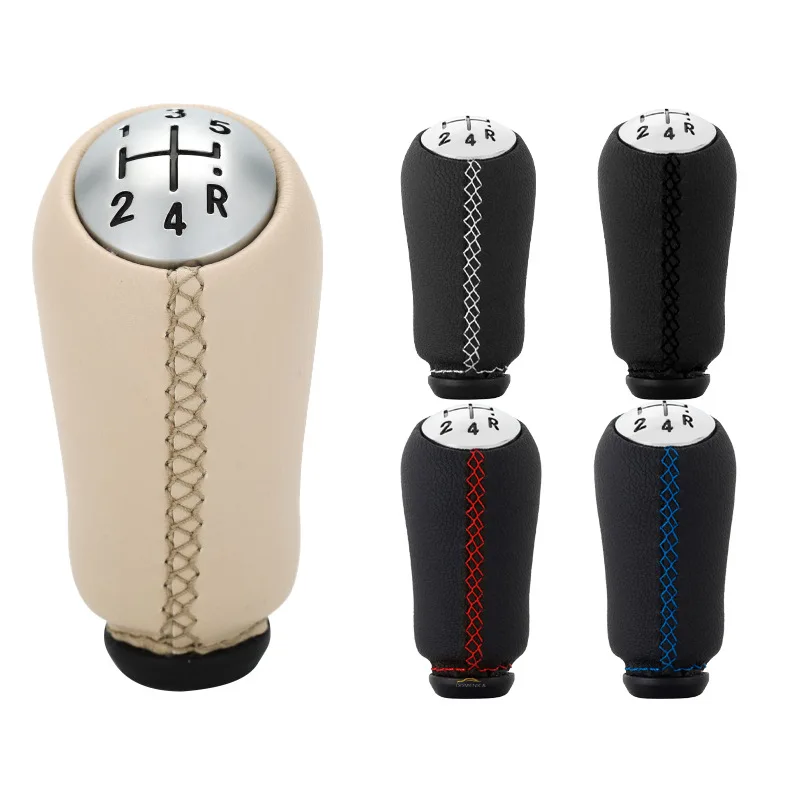 

For Renault car gear head manual gear shift handball wave stick modification accessories Clio leather gear lever head