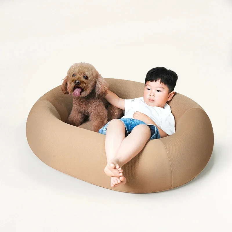 Hot selling small medium large dog bed cat beds latex core sofa high quality customized pet furniture