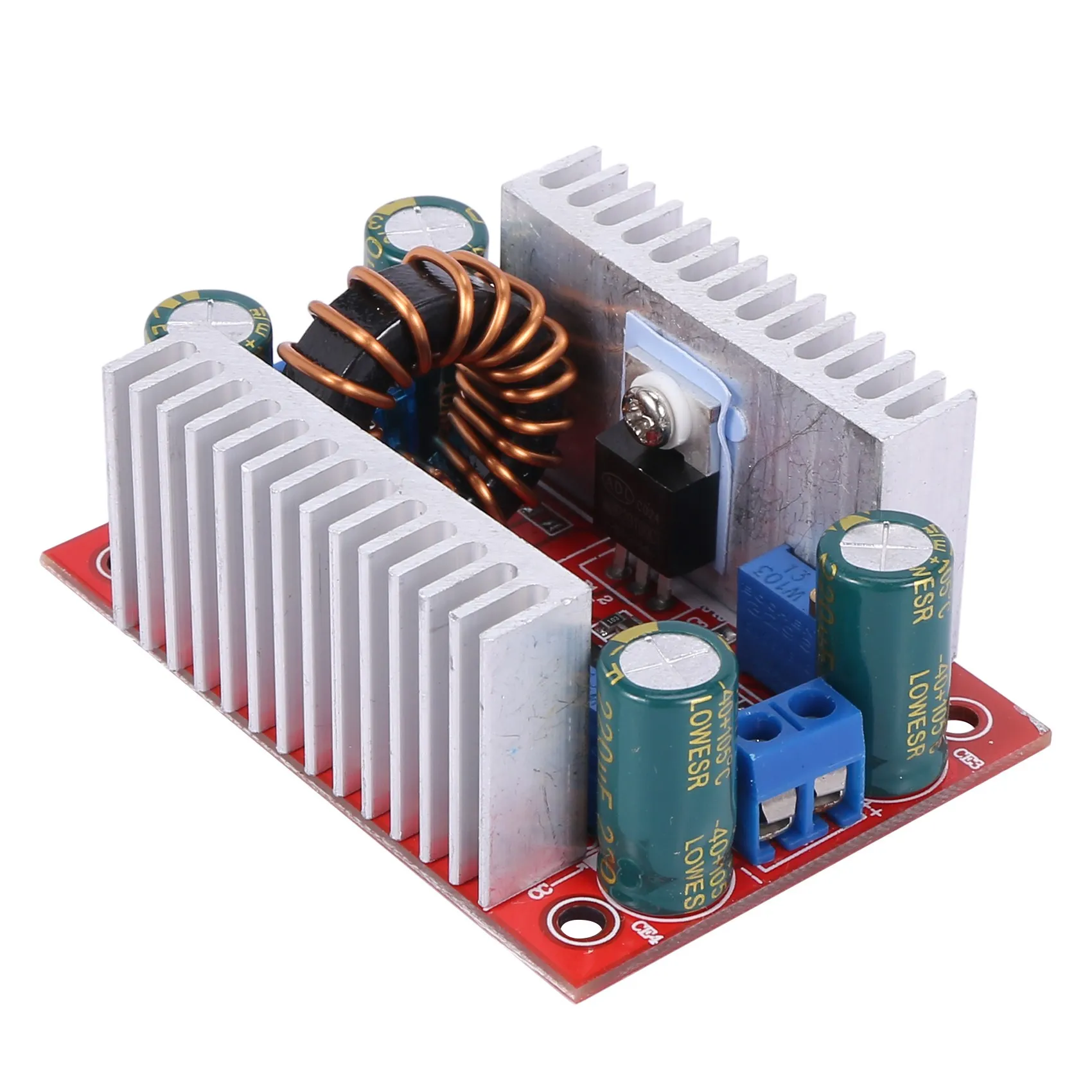 400 واط DC-DC خطوة المتابعة دفعة محول تيار مستمر وحدة إمداد الطاقة LED سائق تصعيد وحدة الجهد