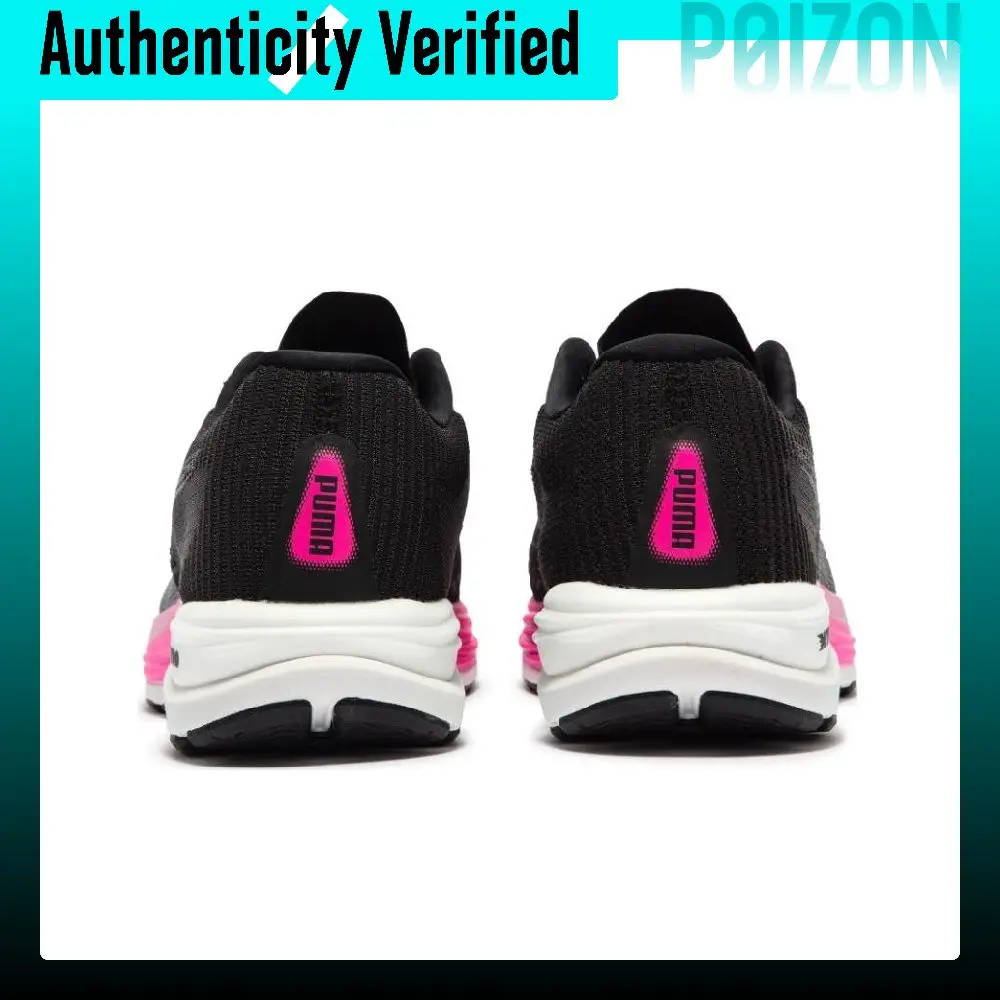 PUMA Velocity Nitro 2 Running Shoes Women's Low-top Black/Pink/White 378527-03