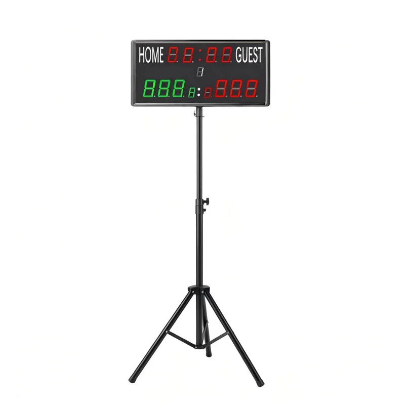 13-Digit Display Remote Control 36cm LED Electronic Timing Scoreboard, Special Scoreboard for Basketball, Volleyball, Billiards