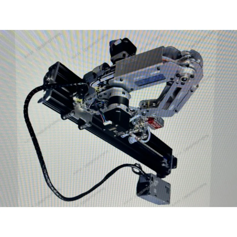

Multi Axis Robotic Arm Industrial Stepping Metal Manipulator for Arduino 2560 Robot DIY Kit with Suction Cup/Stepper Motor Claw