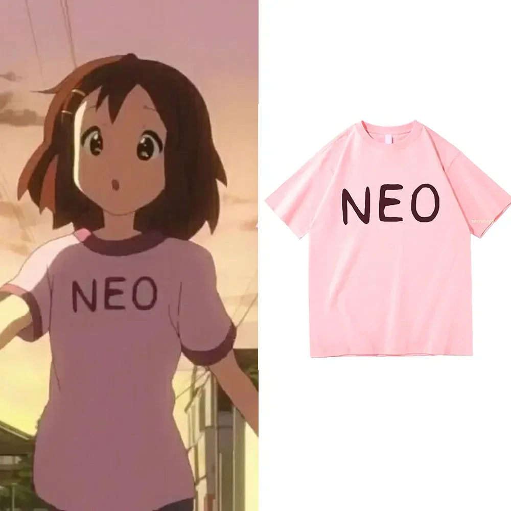 

Аниме K-ON Houkago Tea Time футболка унисекс с коротким рукавом летние футболки Kawaii футболка с графическим принтом ретро мужские/женские топы