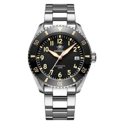 ADDIESDIVE Man Luxury Watch 200m Waterproof 316L Steel Sapphire Crystal C3 Retro Super Luminous NH35 Automatic Mechanical Watch