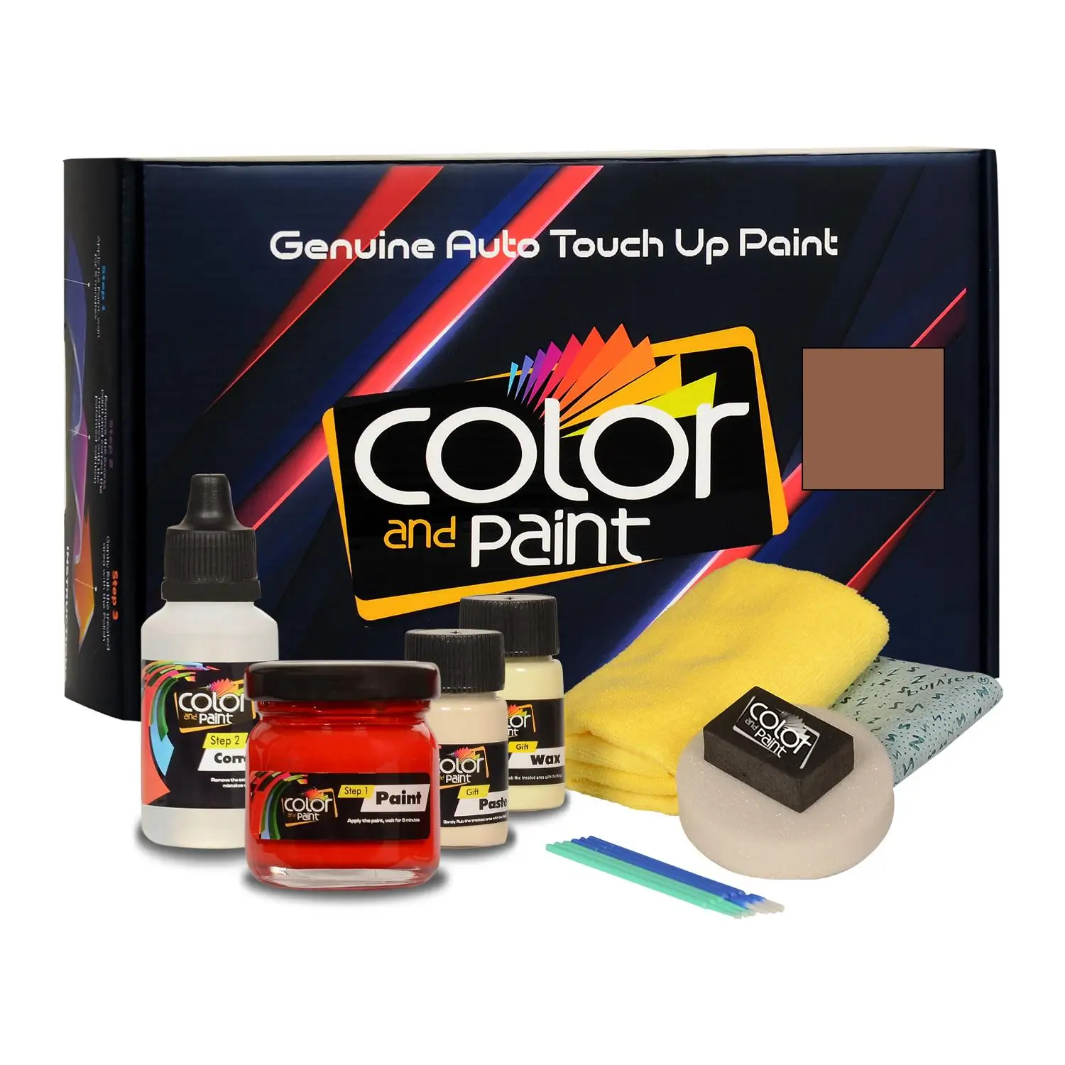 Color and Paint compatible with Ford America Automotive Touch Up Paint - GOLDEN BRONZE MET - V7 - Plus Care