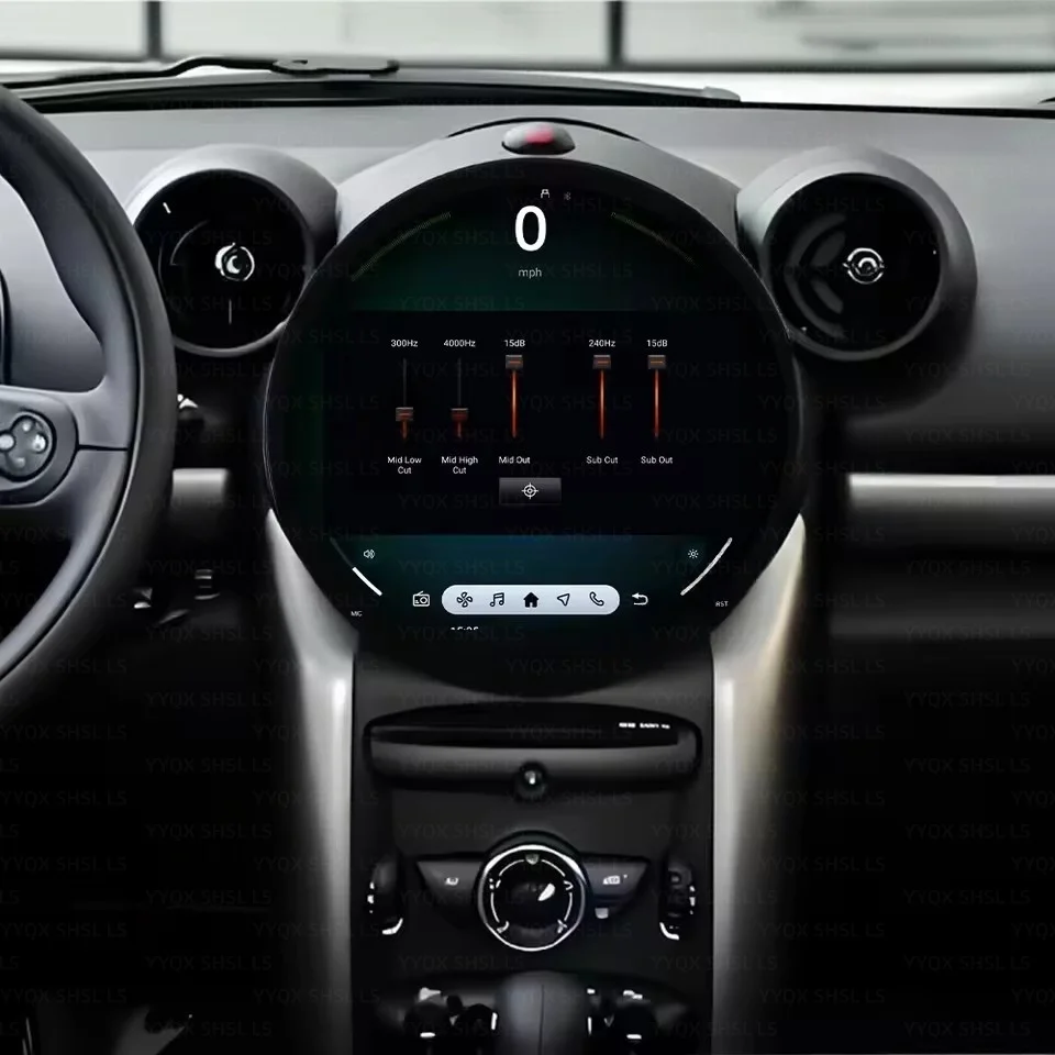 Android14 11.7" For BMW Mini Cooper 2007-2015 Car Multimedia Video Player GPS Navigation Bluetooth Wireless CarPlay WiFi DSP 5G