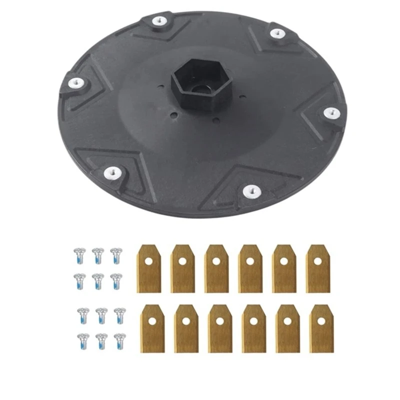 ABLQ For Dream A1 A1 Pro, A2 Mova 600, 600 KIT, 1000 Replacement 6-Blade Disc Kit With 12 Pcs Blades