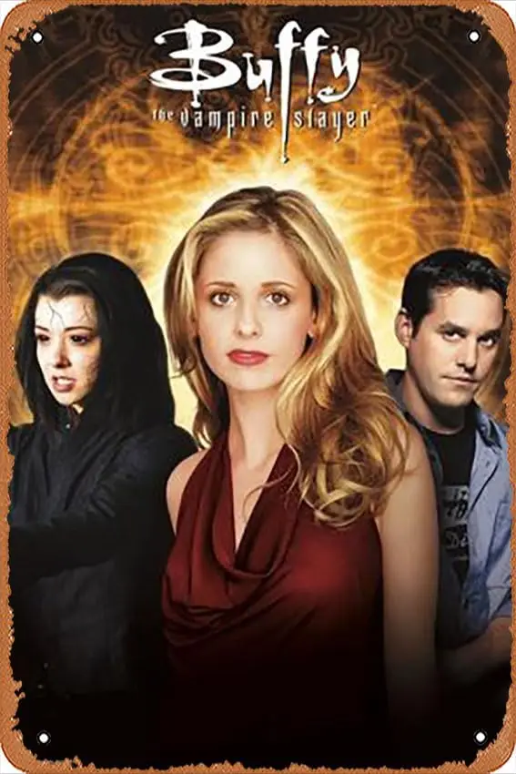 Metal Tin Sign   - Buffy the Vampire - Season 6 One Sheet - Poster Metal Plaque Cafe, Bar, Home Wall Decor, lirushou00380