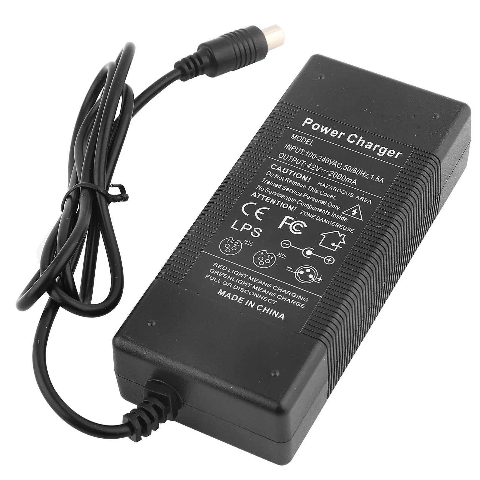 Adaptador de carregador de scooter elétrico 42v 2a 2000ma para xiaomi m365 ninebot s1/s2/s3/s4 ue/eua/reino unido plug scooters elétricos dobráveis