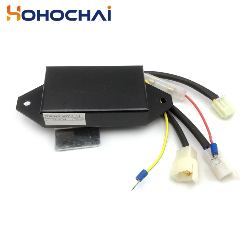 J106 J108 J110 J114 AVR منظم جهد كهربائي أوتوماتيكي مرحلة واحدة 9 سلك 220 فولت مثبت عالي الجودة لمولد كوبوتا