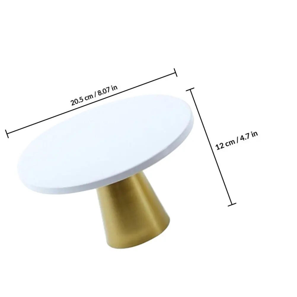 Elegant Desktop Cake Stand Multi-Function Iron Design High Base Large Capacity for Wedding Birthday Home Use Decorative Dessert