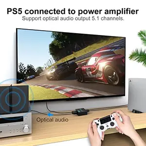 HDMI 4K -Audio -Extraktorkonverter, optischer Teiler, 3,5 mm, Stereo + L/R -Audioausgabe unterstützt 5.1 HDCP 3D 1080p 6 Hauptverkauf HDMI 4K Audioextraktor - №5