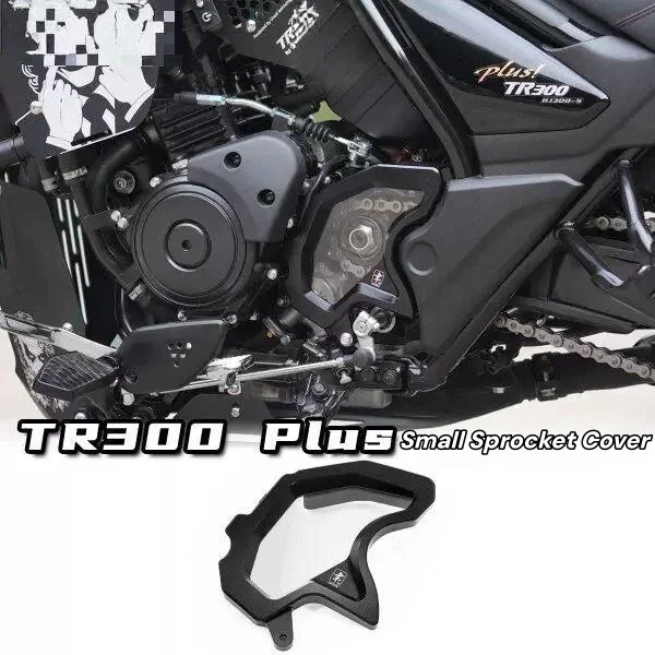 FOR Haojue TR300 Sprocket Cover Transparent Aluminum Alloy Flywheel Protector Front Sprocket Guard against Stone Impact