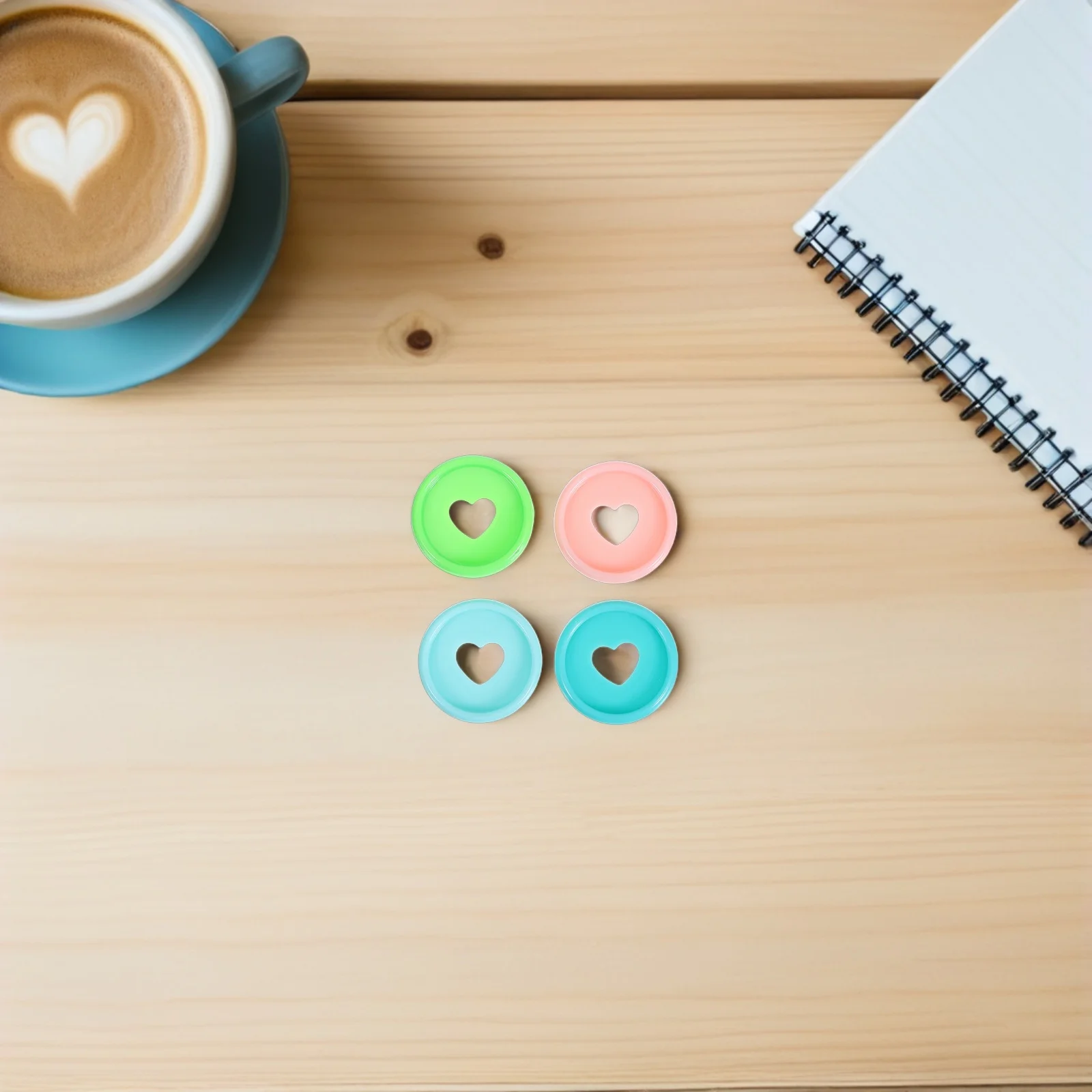 80 pezzi Macaron Raccoglitore Anelli PP Plastica a fogli mobili Notebook Planner Dischi di rilegatura Raccoglitore Anelli Fibbie di rilegatura