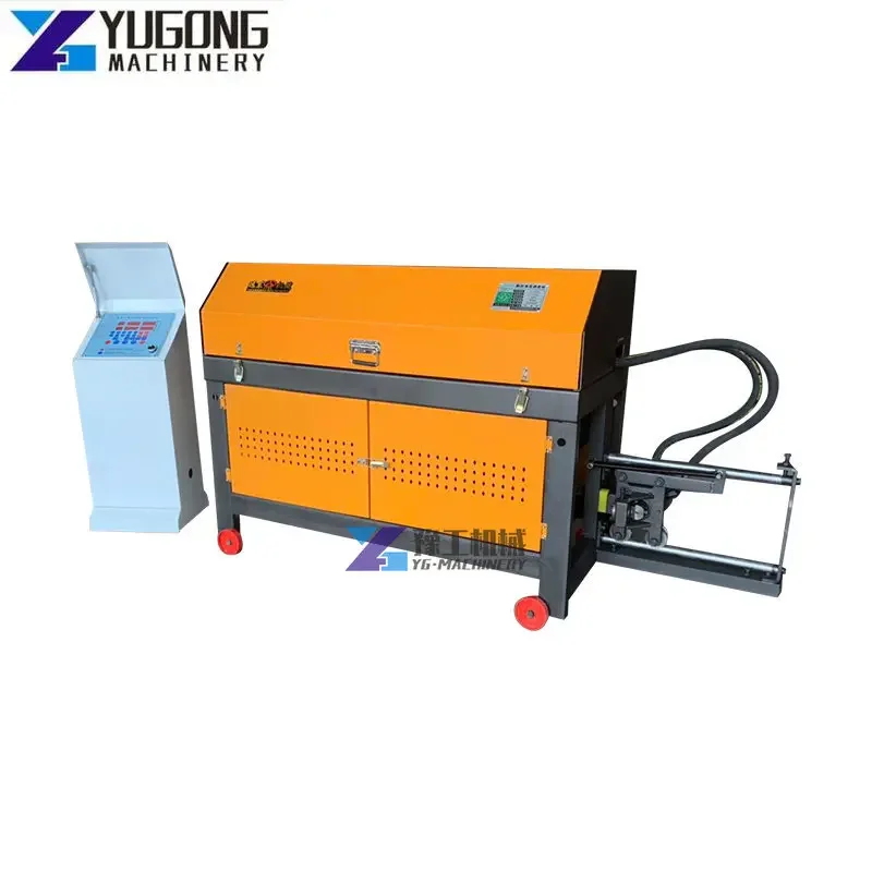 China Top Leading Bar Cnc Metal Coiled Wire Deformed Steel Bar Rebar Straightening And Cutting Machine