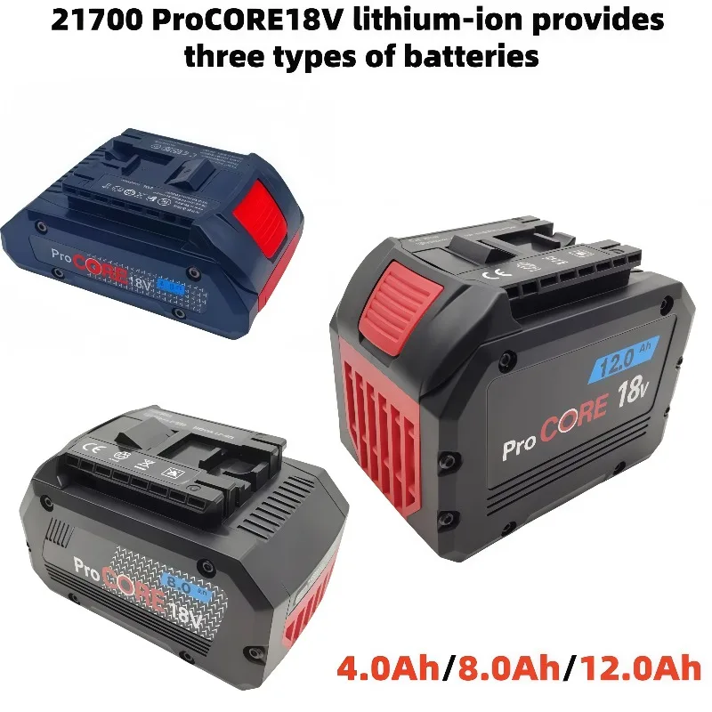 Upgraded ProCORE power, 18V 4.0Ah/8.0Ah/12.0Ah all domain adaptation, 21700 battery cells, 5C lithium battery durability.