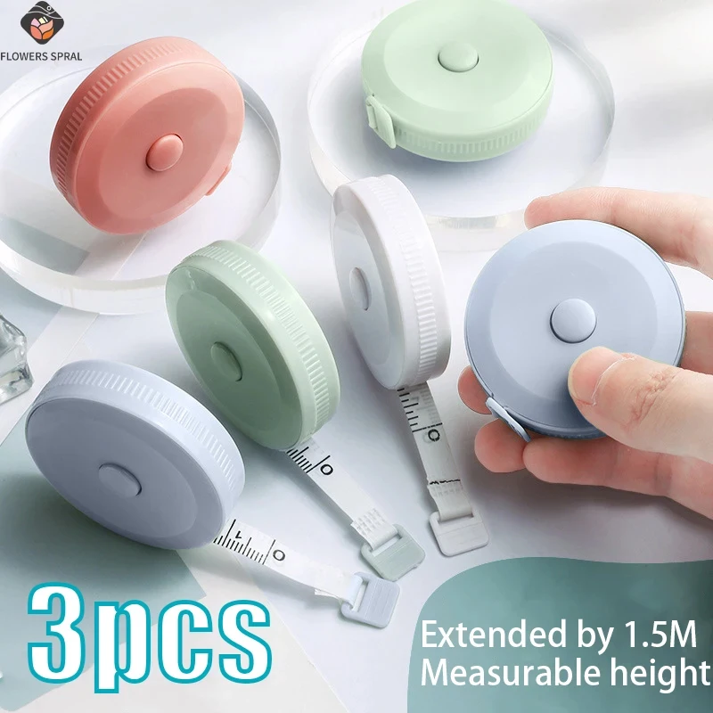 

3 Pieces Of 1.5M Tape Measure, Clothing Sewing, Body Measurement Tool, Flexible Tape Measure, Cutting Process, 59.05 Inches