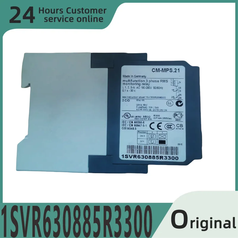 

Совершенно новое оригинальное трехфазное реле мониторинга CM-MPS.21 1SVR630885R3300