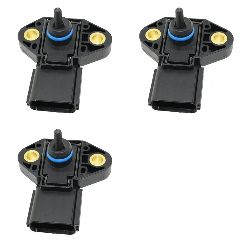 3X FPS5 Fuel Injection Rail Pressure Regulator Sensor For Ford F-150 Escape Explorer Focus Maverick Mustang 0261230093-T48C