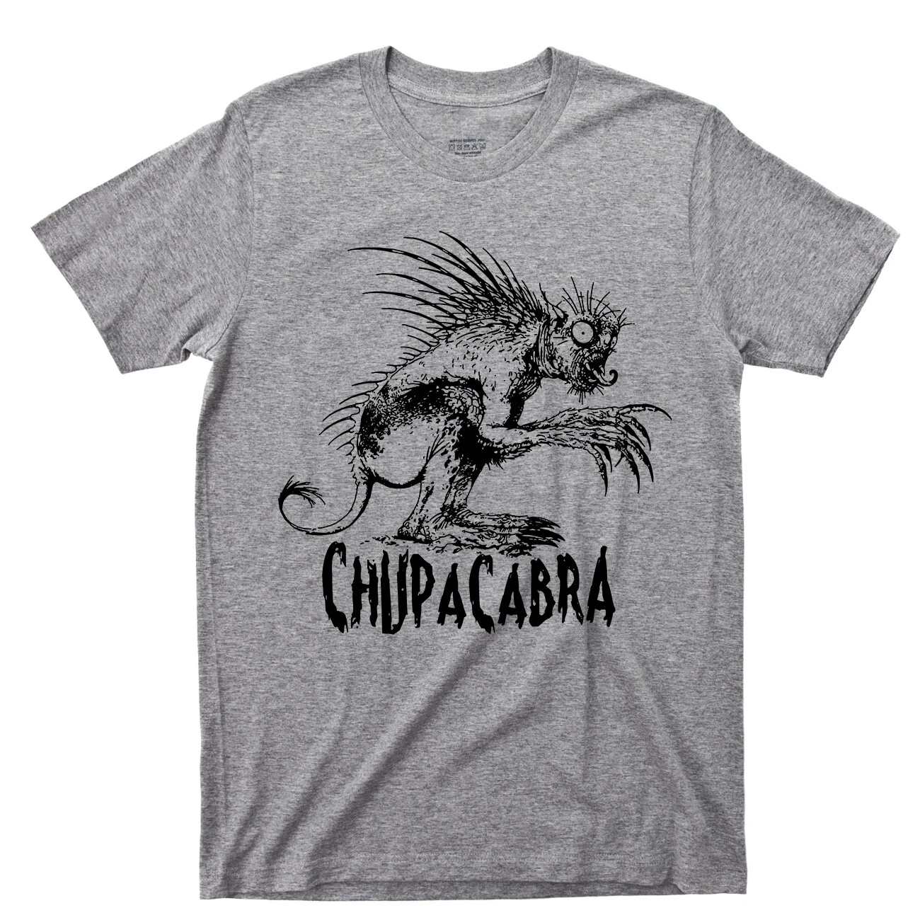 El Chupacabra T-shirt Monster Creatures Alien Bigfoot Jack Rabbit Moth Man T-shirt Retro Pattern Fan Gift Unisex T-shirt