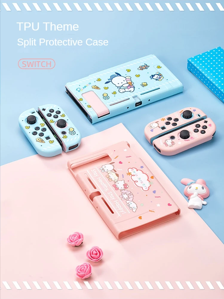 Soft TPU Switch Protective Case Cover Dockable Handheld Controller Separable for Nintend Accessories