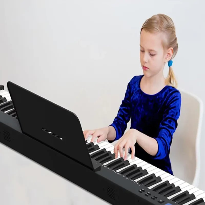 88 Keys Electronic Piano for Children Keyboard MIDI Output Built-in Stereo Speakers Beginner Digital Piano