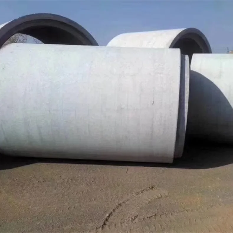 Concrete rainwater drain pipe