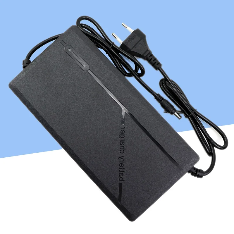 Cargador inteligente de 36V, 48V, 60V, 72V, 2A, 3A, 5A, 10S, 13S, 16S, 20S, enchufe de EE. UU./UE/AU/Reino Unido, 42V, 54,6 V, 67,2 V, 84V carga