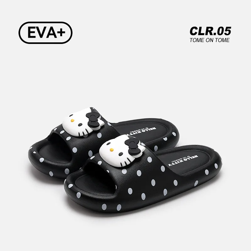 Anime Hello Kitty Women Cool Slippers Summer Sanrios Indoor Home Shoes Bathroom Eva Non Slip Fashion Girl Sweet Beach Slippers - view 6