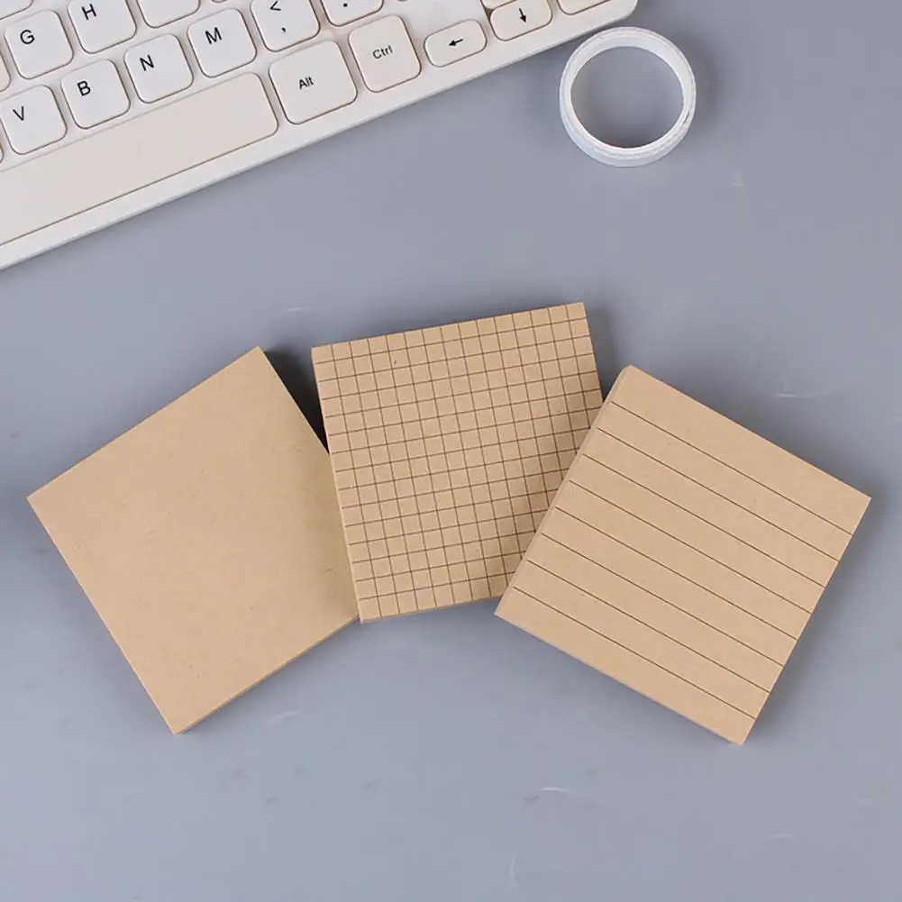 Bloc-Notes auto-adhésif, bloc-Notes, bloc-Notes, bloc-Notes, pour Message, papeterie scolaire, DIY bricolage, 2 pièces