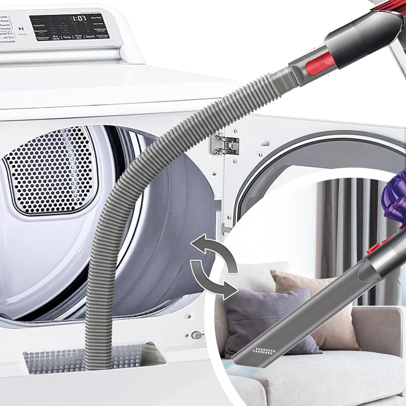 Droger Ontluchtingsreiniger Set En Spleet Gereedschap Voor Dyson V7 V8 V10 V11 V12 V15 Reserveonderdelen Accessoires 1Set