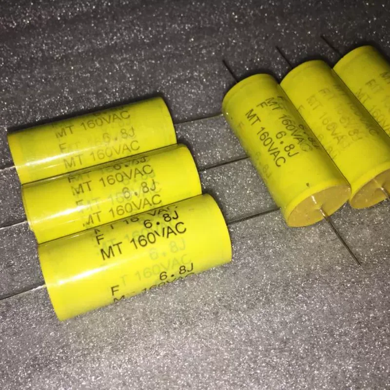 10-100PCS Taiwan Hualun MT series 6.8uf250v 160V AC fever divider dedicated non-polar capacitor