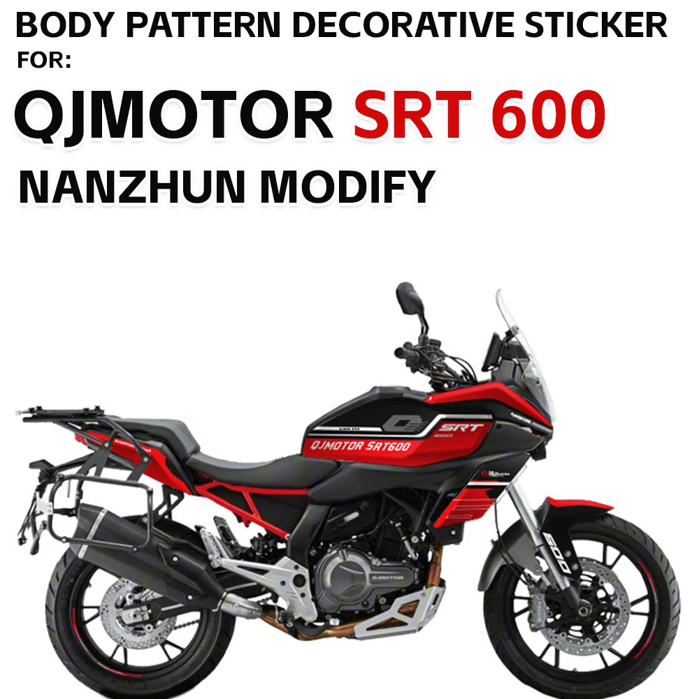 

For QJMOTOR SRT600 QJ Motor SRT 600 SRT 600 SX RALLY Motorcycle Body Pattern Sticker Graphics Kit Sticker Decals Accessories