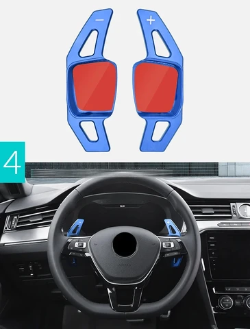 Для Volkswagen Tiguan MK2 VW Arteon 2022 Golf 7 8 Variant Alltrack MK7 T-Cross Passat B8 Рулевое колесо DSG Paddle Shifter Extend
