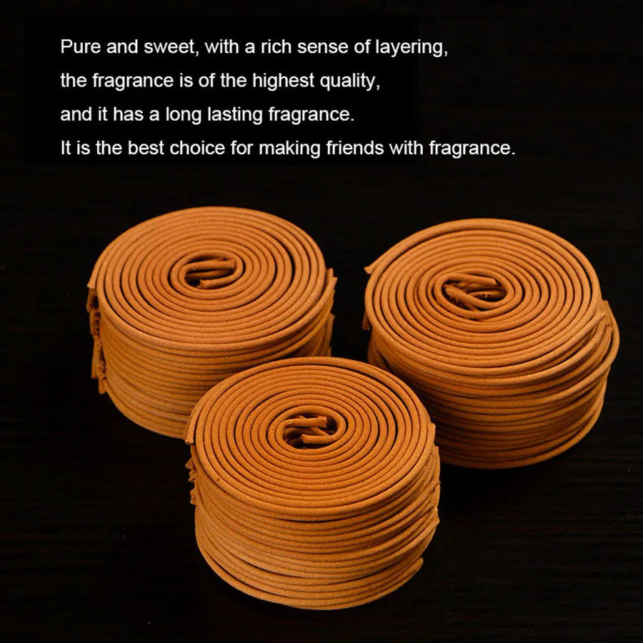 40 Coils of Incense, Natural Plant Extracts, a World-Wide Best-Selling Product, Available in 4 Types: Sandalwood, Agarwood, Mugwort, and Thuja, Health-Preserving Incense Coils, Long-Lasting Fragrance for Home, Indoor Yoga Rooms, Bathroom Deodorization and Air Purification, Suitable for Various Festivals and Celebrations