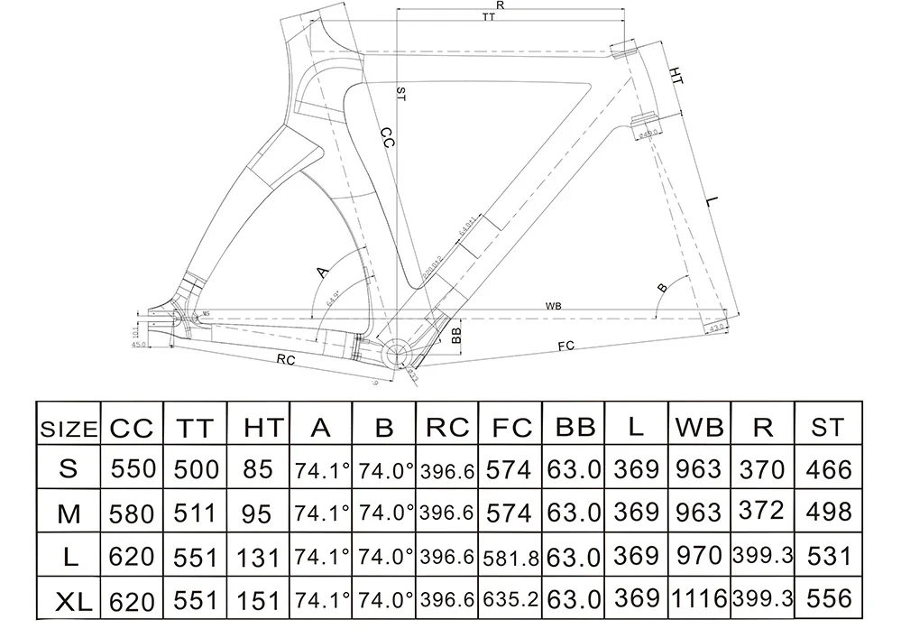 

New Aviation Track Bicycle Frame Carbon Fiber Bicycle Road Frame Fixed Gear TR015