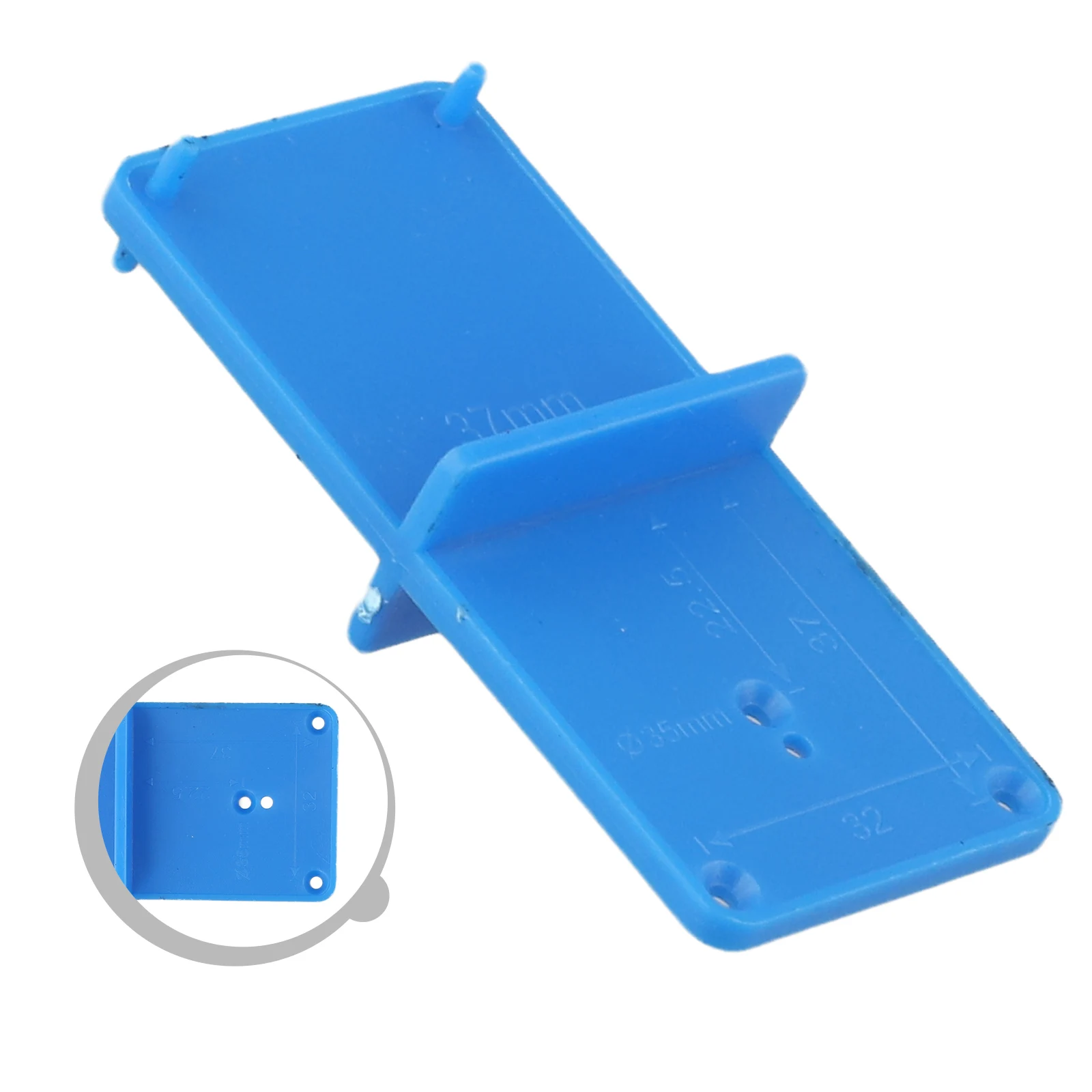 Hole Opener Positioning Board Guide Locator Punch Locator 85*40*22mm Black Blue Drilling Tool Orange Woodworking Handy