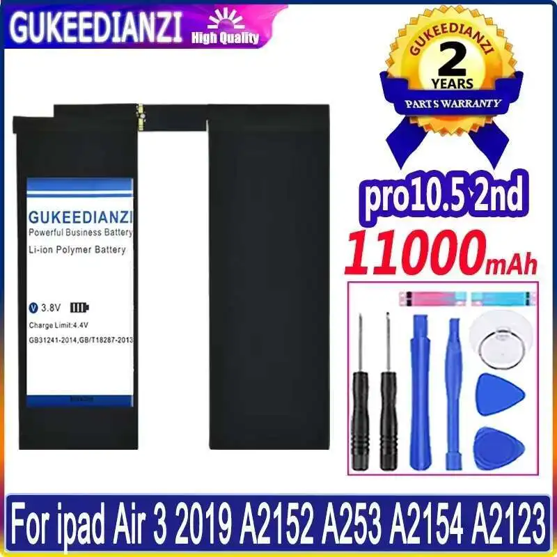 

For Apple iPad Air 3 2019 pro10.5 2nd A2152 A253 A2154 A2123 Long-Lasting 11000mAh Tablet Battery