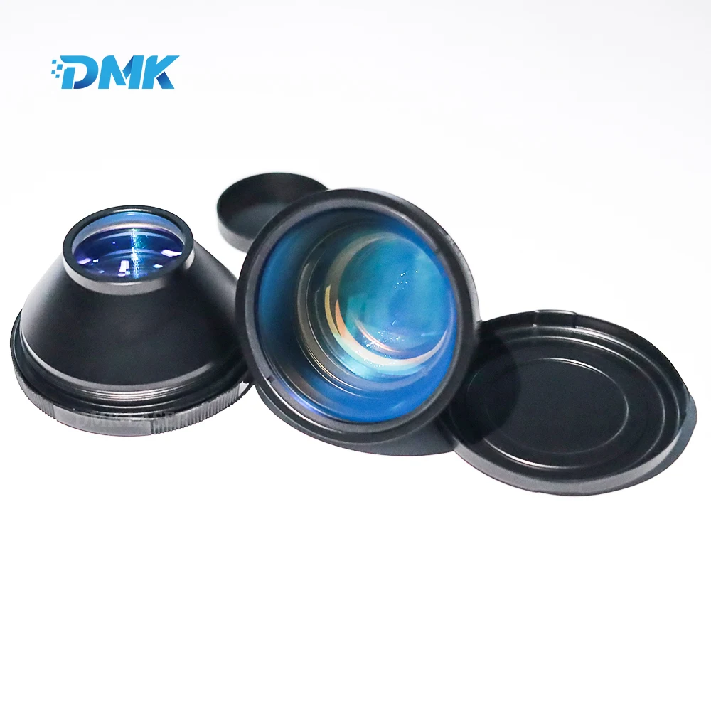 DMK F-theta Scan Lens Field Lens 70×70-300×300 F100-420mm for 1064nm YAG Optical Fiber Laser Marking Machine Parts