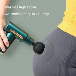 Fascia Gun Muscle Massager Portable Fitness Muscle Relaxer Exercise Recovery Mini Electric Massage Gun