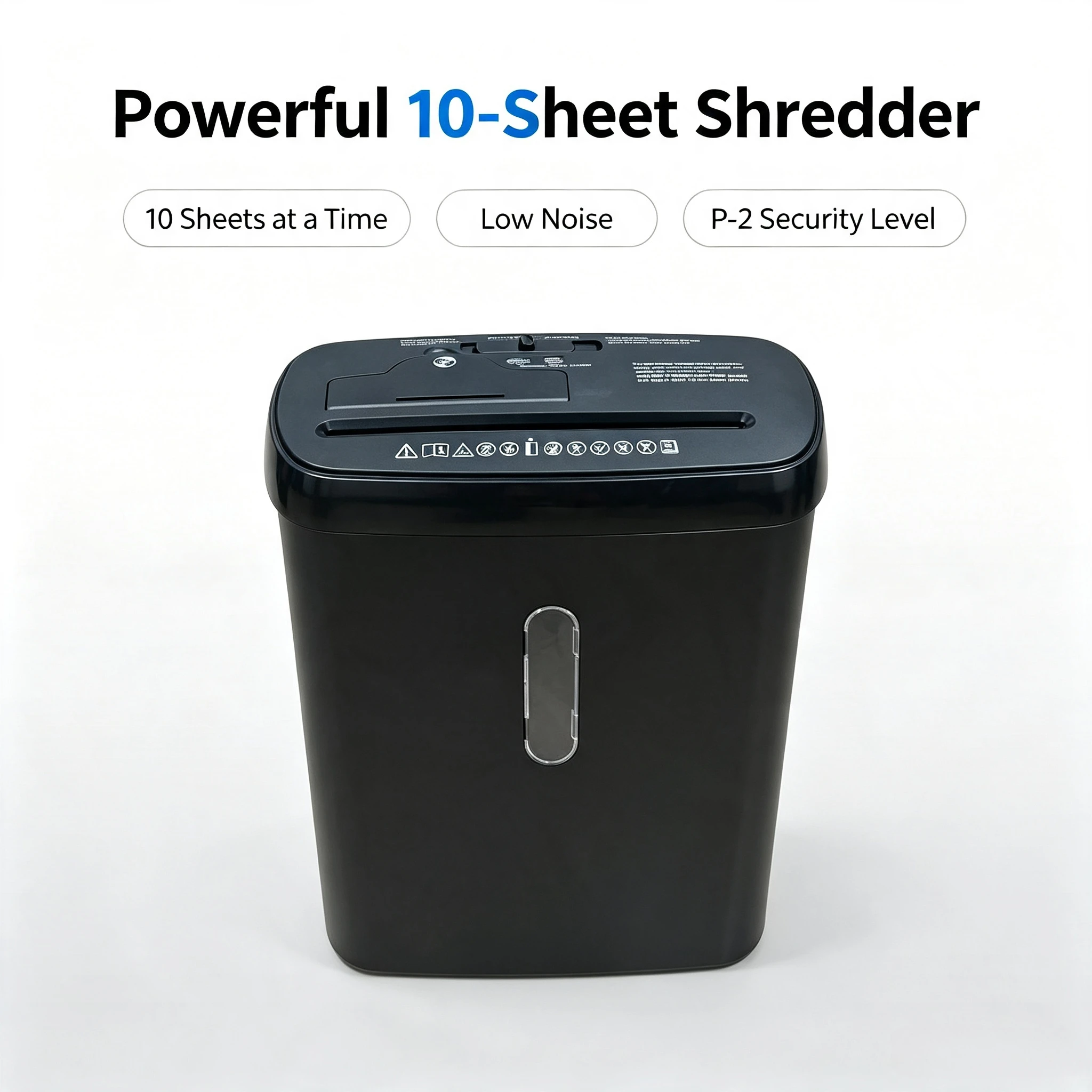 Home Office Paper Shredder - 홈 오피스용 문서 파쇄기, 10매 스트립컷