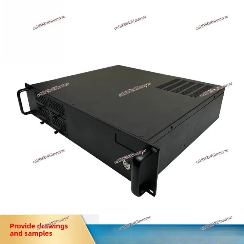 2U Rack Mount Server Chassis 4Bay Hot Swap Hard Drive Aluminum Case Efficient Heat Dissipation Industrial Storage Server Cabinet