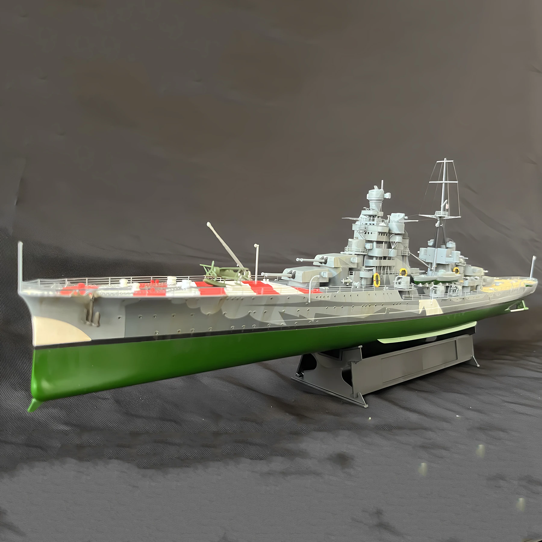 

1/350 модель тяжелого крейсера Gorizia, 55 см, тщательно созданная лодка, статическая модель RTR, корабль для мальчика, игрушка в подарок