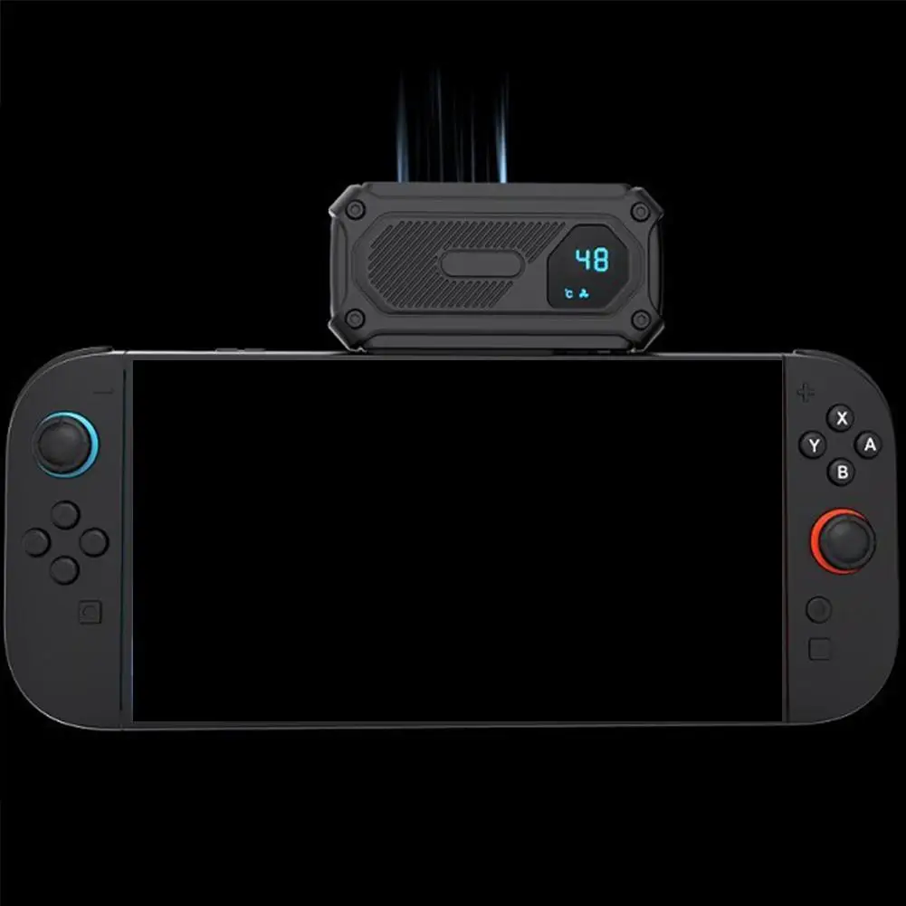 

Вентилятор охлаждения хоста для Switch2 с цифровым дисплеем, рассеивание тепла, два скорости, вентилятор, портативная игровая консоль, аксессуары