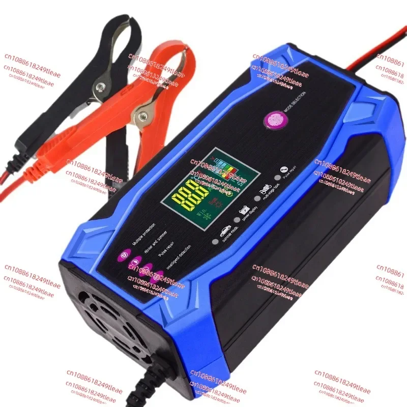 Lead acid 12V car motorcycle battery charger 12V24V10A intelligent universal charger battery repair device