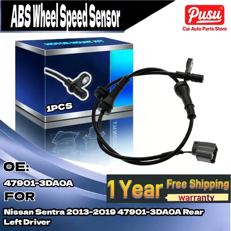 

ABS Wheel Speed Sensor for Nissan Sentra 2013-2019 Rear Left Driver 47901-3DA0A
